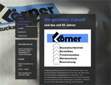 Tablet Screenshot of koerner-stuckateur.de